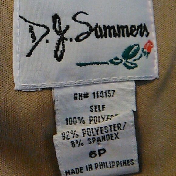 NWT D. J. Summers Lace and Sheer Evening Dress - Picture 8 of 10